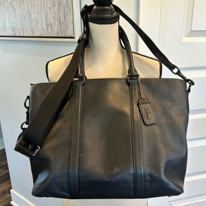 1941 Coach Black Metropolitan Tote
